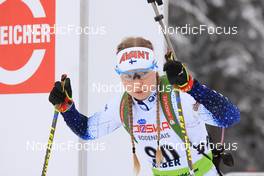 26.01.2022, Arber, Germany (GER): Sofia Joronen (FIN) - IBU Open European Championships Biathlon, individual women, Arber (GER). www.nordicfocus.com. © Manzoni/NordicFocus. Every downloaded picture is fee-liable.