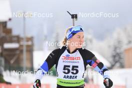 26.01.2022, Arber, Germany (GER): Grete Gaim (EST) - IBU Open European Championships Biathlon, individual women, Arber (GER). www.nordicfocus.com. © Manzoni/NordicFocus. Every downloaded picture is fee-liable.