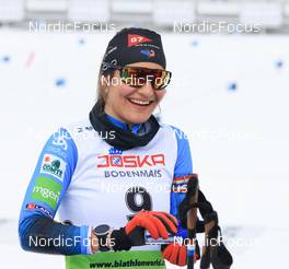 26.01.2022, Arber, Germany (GER): Gilonne Guigonnat (FRA) - IBU Open European Championships Biathlon, individual women, Arber (GER). www.nordicfocus.com. © Manzoni/NordicFocus. Every downloaded picture is fee-liable.