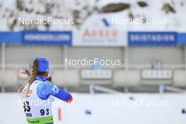 26.01.2022, Arber, Germany (GER): Anastasiia Egorova (RUS) - IBU Open European Championships Biathlon, individual women, Arber (GER). www.nordicfocus.com. © Manzoni/NordicFocus. Every downloaded picture is fee-liable.