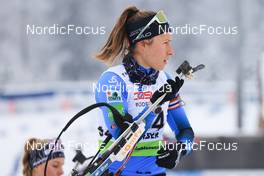 26.01.2022, Arber, Germany (GER): Caroline Colombo (FRA) - IBU Open European Championships Biathlon, individual women, Arber (GER). www.nordicfocus.com. © Manzoni/NordicFocus. Every downloaded picture is fee-liable.