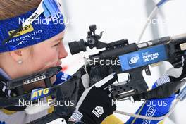 26.01.2022, Arber, Germany (GER): Annie Lind (SWE) - IBU Open European Championships Biathlon, individual women, Arber (GER). www.nordicfocus.com. © Manzoni/NordicFocus. Every downloaded picture is fee-liable.