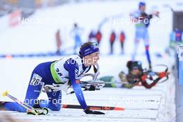 26.01.2022, Arber, Germany (GER): Aita Gasparin (SUI) - IBU Open European Championships Biathlon, individual women, Arber (GER). www.nordicfocus.com. © Manzoni/NordicFocus. Every downloaded picture is fee-liable.
