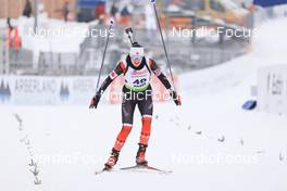 26.01.2022, Arber, Germany (GER): Gillian Gowling (CAN) - IBU Open European Championships Biathlon, individual women, Arber (GER). www.nordicfocus.com. © Manzoni/NordicFocus. Every downloaded picture is fee-liable.