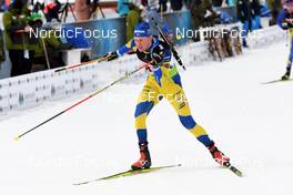 30.01.2022, Arber, Germany (GER): Emil Nykvist (SWE) - IBU Open European Championships Biathlon, mixed relay, Arber (GER). www.nordicfocus.com. © Deubert/NordicFocus. Every downloaded picture is fee-liable.
