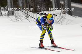 30.01.2022, Arber, Germany (GER): Olga Abramova (UKR) - IBU Open European Championships Biathlon, mixed relay, Arber (GER). www.nordicfocus.com. © Deubert/NordicFocus. Every downloaded picture is fee-liable.