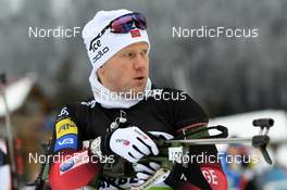 30.01.2022, Arber, Germany (GER): Johannes Dale (NOR) - IBU Open European Championships Biathlon, mixed relay, Arber (GER). www.nordicfocus.com. © Deubert/NordicFocus. Every downloaded picture is fee-liable.
