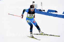 30.01.2022, Arber, Germany (GER): Oceane Michelon (FRA) - IBU Open European Championships Biathlon, mixed relay, Arber (GER). www.nordicfocus.com. © Deubert/NordicFocus. Every downloaded picture is fee-liable.