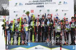 30.01.2022, Arber, Germany (GER): XXXX - IBU Open European Championships Biathlon, mixed relay, Arber (GER). www.nordicfocus.com. © Deubert/NordicFocus. Every downloaded picture is fee-liable.
