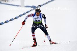 29.01.2022, Arber, Germany (GER): Max Durtschi (USA) - IBU Open European Championships Biathlon, pursuit men, Arber (GER). www.nordicfocus.com. © Deubert/NordicFocus. Every downloaded picture is fee-liable.