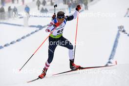 29.01.2022, Arber, Germany (GER): Max Durtschi (USA) - IBU Open European Championships Biathlon, pursuit men, Arber (GER). www.nordicfocus.com. © Deubert/NordicFocus. Every downloaded picture is fee-liable.