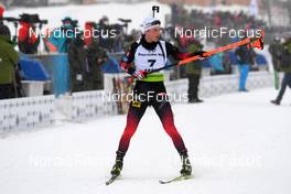 29.01.2022, Arber, Germany (GER): Sverre Dahlen Aspenes (NOR) - IBU Open European Championships Biathlon, pursuit men, Arber (GER). www.nordicfocus.com. © Deubert/NordicFocus. Every downloaded picture is fee-liable.