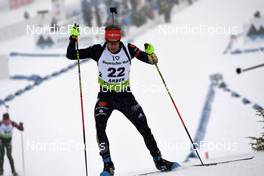 29.01.2022, Arber, Germany (GER): Simon Kaiser (GER) - IBU Open European Championships Biathlon, pursuit men, Arber (GER). www.nordicfocus.com. © Deubert/NordicFocus. Every downloaded picture is fee-liable.