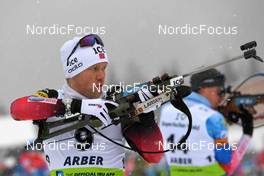 29.01.2022, Arber, Germany (GER): Johannes Dale (NOR) - IBU Open European Championships Biathlon, pursuit men, Arber (GER). www.nordicfocus.com. © Deubert/NordicFocus. Every downloaded picture is fee-liable.