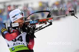 29.01.2022, Arber, Germany (GER): Juni Arnekleiv (NOR) - IBU Open European Championships Biathlon, pursuit women, Arber (GER). www.nordicfocus.com. © Deubert/NordicFocus. Every downloaded picture is fee-liable.