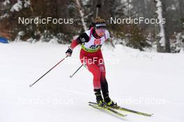 29.01.2022, Arber, Germany (GER): Anna Gandler (AUT) - IBU Open European Championships Biathlon, pursuit women, Arber (GER). www.nordicfocus.com. © Deubert/NordicFocus. Every downloaded picture is fee-liable.