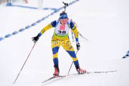 29.01.2022, Arber, Germany (GER): Annie Lind (SWE) - IBU Open European Championships Biathlon, pursuit women, Arber (GER). www.nordicfocus.com. © Deubert/NordicFocus. Every downloaded picture is fee-liable.