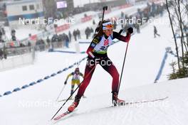 29.01.2022, Arber, Germany (GER): Maren Bakken (NOR) - IBU Open European Championships Biathlon, pursuit women, Arber (GER). www.nordicfocus.com. © Deubert/NordicFocus. Every downloaded picture is fee-liable.