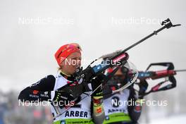29.01.2022, Arber, Germany (GER): Franziska Hildebrand (GER) - IBU Open European Championships Biathlon, pursuit women, Arber (GER). www.nordicfocus.com. © Deubert/NordicFocus. Every downloaded picture is fee-liable.