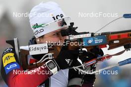 29.01.2022, Arber, Germany (GER): Marthe Krakstad Johansen (NOR) - IBU Open European Championships Biathlon, pursuit women, Arber (GER). www.nordicfocus.com. © Deubert/NordicFocus. Every downloaded picture is fee-liable.