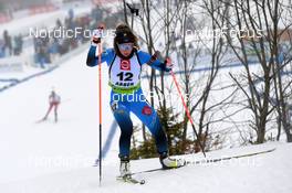 29.01.2022, Arber, Germany (GER): Oceane Michelon (FRA) - IBU Open European Championships Biathlon, pursuit women, Arber (GER). www.nordicfocus.com. © Deubert/NordicFocus. Every downloaded picture is fee-liable.