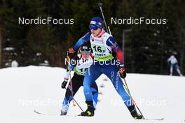 30.01.2022, Arber, Germany (GER): Susanna Meinen (SUI) - IBU Open European Championships Biathlon, single mixed relay, Arber (GER). www.nordicfocus.com. © Deubert/NordicFocus. Every downloaded picture is fee-liable.