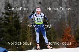 30.01.2022, Arber, Germany (GER): Heidi Kuuttinen (FIN) - IBU Open European Championships Biathlon, single mixed relay, Arber (GER). www.nordicfocus.com. © Deubert/NordicFocus. Every downloaded picture is fee-liable.