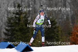 30.01.2022, Arber, Germany (GER): Kelsey Joan Dickinson (USA) - IBU Open European Championships Biathlon, single mixed relay, Arber (GER). www.nordicfocus.com. © Deubert/NordicFocus. Every downloaded picture is fee-liable.