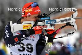 28.01.2022, Arber, Germany (GER): Philipp Horn (GER) - IBU Open European Championships Biathlon, sprint men, Arber (GER). www.nordicfocus.com. © Deubert/NordicFocus. Every downloaded picture is fee-liable.