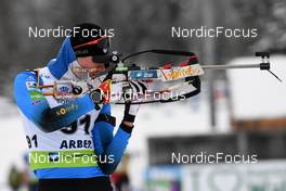 28.01.2022, Arber, Germany (GER): Ambroise Meunier (FRA) - IBU Open European Championships Biathlon, sprint men, Arber (GER). www.nordicfocus.com. © Deubert/NordicFocus. Every downloaded picture is fee-liable.