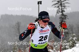 28.01.2022, Arber, Germany (GER): Lucas Fratzscher (GER) - IBU Open European Championships Biathlon, sprint men, Arber (GER). www.nordicfocus.com. © Deubert/NordicFocus. Every downloaded picture is fee-liable.