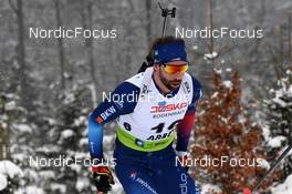 28.01.2022, Arber, Germany (GER): Serafin Wiestner (SUI) - IBU Open European Championships Biathlon, sprint men, Arber (GER). www.nordicfocus.com. © Deubert/NordicFocus. Every downloaded picture is fee-liable.