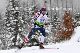 28.01.2022, Arber, Germany (GER): Scott Lacy (USA) - IBU Open European Championships Biathlon, sprint men, Arber (GER). www.nordicfocus.com. © Deubert/NordicFocus. Every downloaded picture is fee-liable.