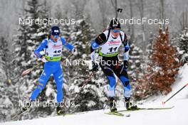 28.01.2022, Arber, Germany (GER): Marten Aolaid (EST) - IBU Open European Championships Biathlon, sprint men, Arber (GER). www.nordicfocus.com. © Deubert/NordicFocus. Every downloaded picture is fee-liable.