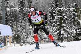 28.01.2022, Arber, Germany (GER): Aidan Millar (CAN) - IBU Open European Championships Biathlon, sprint men, Arber (GER). www.nordicfocus.com. © Deubert/NordicFocus. Every downloaded picture is fee-liable.