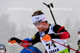28.01.2022, Arber, Germany (GER): Erlend Bjoentegaard (NOR) - IBU Open European Championships Biathlon, sprint men, Arber (GER). www.nordicfocus.com. © Deubert/NordicFocus. Every downloaded picture is fee-liable.