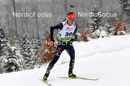 28.01.2022, Arber, Germany (GER): Philipp Horn (GER) - IBU Open European Championships Biathlon, sprint men, Arber (GER). www.nordicfocus.com. © Deubert/NordicFocus. Every downloaded picture is fee-liable.