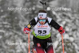 28.01.2022, Arber, Germany (GER): Sverre Dahlen Aspenes (NOR) - IBU Open European Championships Biathlon, sprint men, Arber (GER). www.nordicfocus.com. © Deubert/NordicFocus. Every downloaded picture is fee-liable.