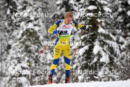 28.01.2022, Arber, Germany (GER): Emil Nykvist (SWE) - IBU Open European Championships Biathlon, sprint men, Arber (GER). www.nordicfocus.com. © Deubert/NordicFocus. Every downloaded picture is fee-liable.