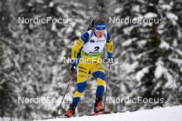 28.01.2022, Arber, Germany (GER): Annie Lind (SWE) - IBU Open European Championships Biathlon, sprint women, Arber (GER). www.nordicfocus.com. © Deubert/NordicFocus. Every downloaded picture is fee-liable.