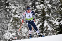 28.01.2022, Arber, Germany (GER): Hallie Grossman (USA) - IBU Open European Championships Biathlon, sprint women, Arber (GER). www.nordicfocus.com. © Deubert/NordicFocus. Every downloaded picture is fee-liable.