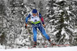 28.01.2022, Arber, Germany (GER): Lea Meier (SUI) - IBU Open European Championships Biathlon, sprint women, Arber (GER). www.nordicfocus.com. © Deubert/NordicFocus. Every downloaded picture is fee-liable.