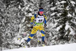 28.01.2022, Arber, Germany (GER): Elisabeth Hoegberg (SWE) - IBU Open European Championships Biathlon, sprint women, Arber (GER). www.nordicfocus.com. © Deubert/NordicFocus. Every downloaded picture is fee-liable.