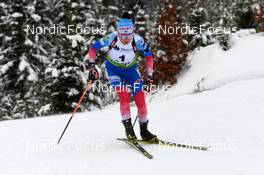 28.01.2022, Arber, Germany (GER): Larisa Kuklina (RUS) - IBU Open European Championships Biathlon, sprint women, Arber (GER). www.nordicfocus.com. © Deubert/NordicFocus. Every downloaded picture is fee-liable.