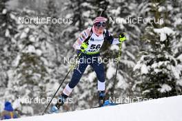 28.01.2022, Arber, Germany (GER): Jaquelyn Garso (USA) - IBU Open European Championships Biathlon, sprint women, Arber (GER). www.nordicfocus.com. © Deubert/NordicFocus. Every downloaded picture is fee-liable.