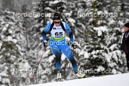 28.01.2022, Arber, Germany (GER): Camille Bened (FRA) - IBU Open European Championships Biathlon, sprint women, Arber (GER). www.nordicfocus.com. © Deubert/NordicFocus. Every downloaded picture is fee-liable.