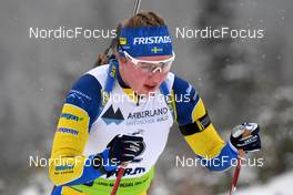 28.01.2022, Arber, Germany (GER): Annie Lind (SWE) - IBU Open European Championships Biathlon, sprint women, Arber (GER). www.nordicfocus.com. © Deubert/NordicFocus. Every downloaded picture is fee-liable.