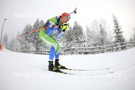 25.01.2022, Arber, Germany (GER): Anton Vidmar (SLO) - IBU Open European Championships Biathlon, training, Arber (GER). www.nordicfocus.com. © Manzoni/NordicFocus. Every downloaded picture is fee-liable.