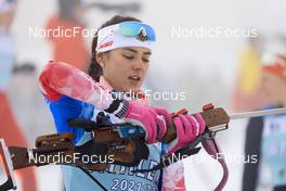 25.01.2022, Arber, Germany (GER): Anastasiia Goreeva (RUS) - IBU Open European Championships Biathlon, training, Arber (GER). www.nordicfocus.com. © Manzoni/NordicFocus. Every downloaded picture is fee-liable.