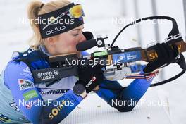25.01.2022, Arber, Germany (GER): Oceane Michelon (FRA) - IBU Open European Championships Biathlon, training, Arber (GER). www.nordicfocus.com. © Manzoni/NordicFocus. Every downloaded picture is fee-liable.